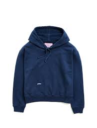 Hoodie Boxy Biru